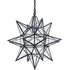 Boho Moravian Star Pendant Light 20 Inch Large Black Hanging Light
